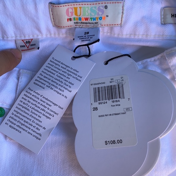 GUESS x FriendsWithYou Super High-Rise Jeans NWT - Picture 15 of 16